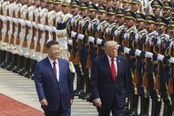 Donald Trump e Xi Jinping reuniram nesta quinta-feira 
