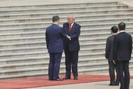 Donald Trump e Xi Jinping reuniram nesta quinta-feira 