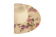 Chapéu de sol com padrão floral