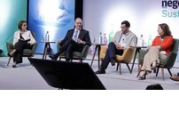 Debate O papel das empresas na adaptação e autonomia estratégica europeia na Grande Conferência Negócios Sustentabilidade 20|30
