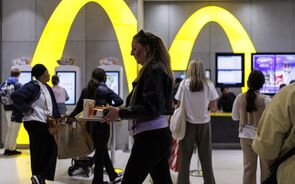As receitas da McDonald's subiram 9% nos primeiro três meses do ano.
