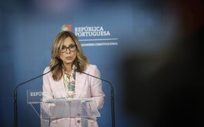 Ana Paula Martins em conferência de imprensa após o Conselho de Ministros 