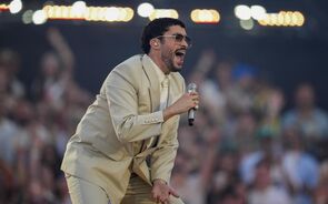 Bad Bunny no concerto de Barcelona  