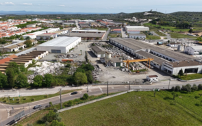 O complexo industrial da falida Marbrito está instalado em Vila Viçosa.