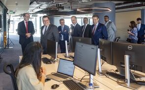 Inauguração dos escritórios do banco Natixis em Lisboa