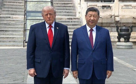 Xi Jinping e Trump visitam Templo do Céu após reunião em Pequim  