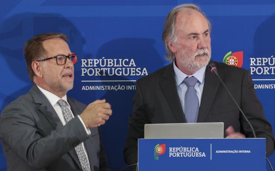 Luís Neves com António Pombeiro