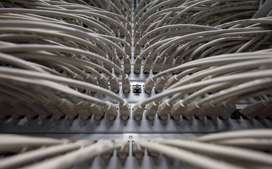 Imagem de arquivo de ligações de internet
