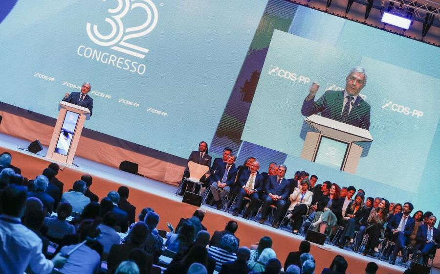 Nuno Melo no encerramento do congresso do CDS-PP.