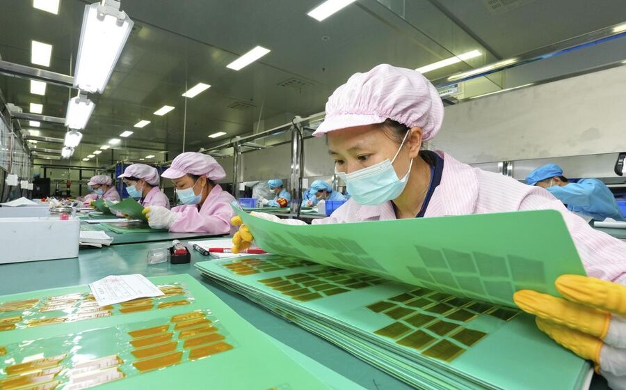 Produção industrial da China cresce 4,1% em abril