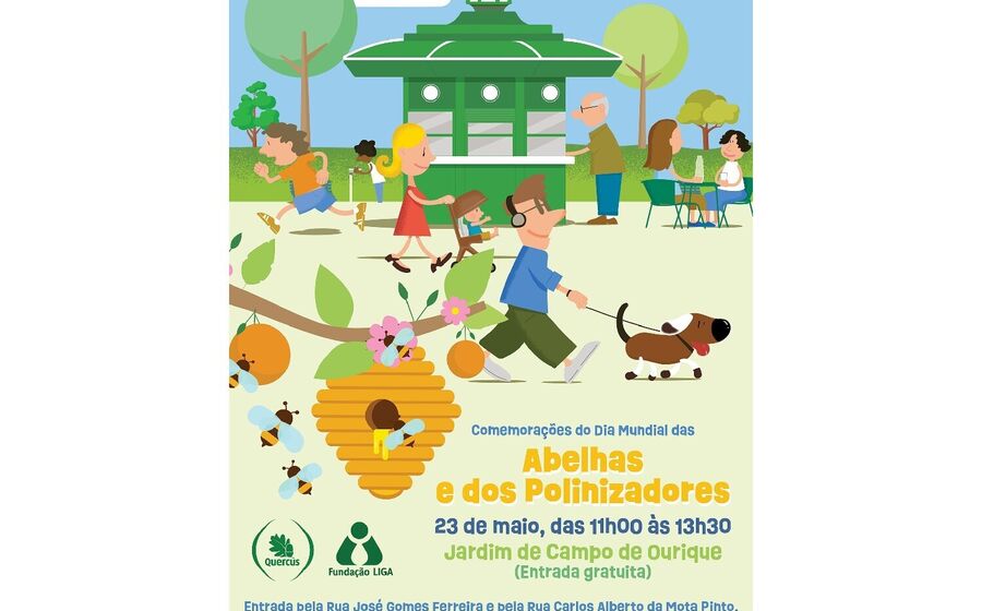 Celebração do Dia Mundial das Abelhas no Jardim de Campo de Ourique, 23 de maio