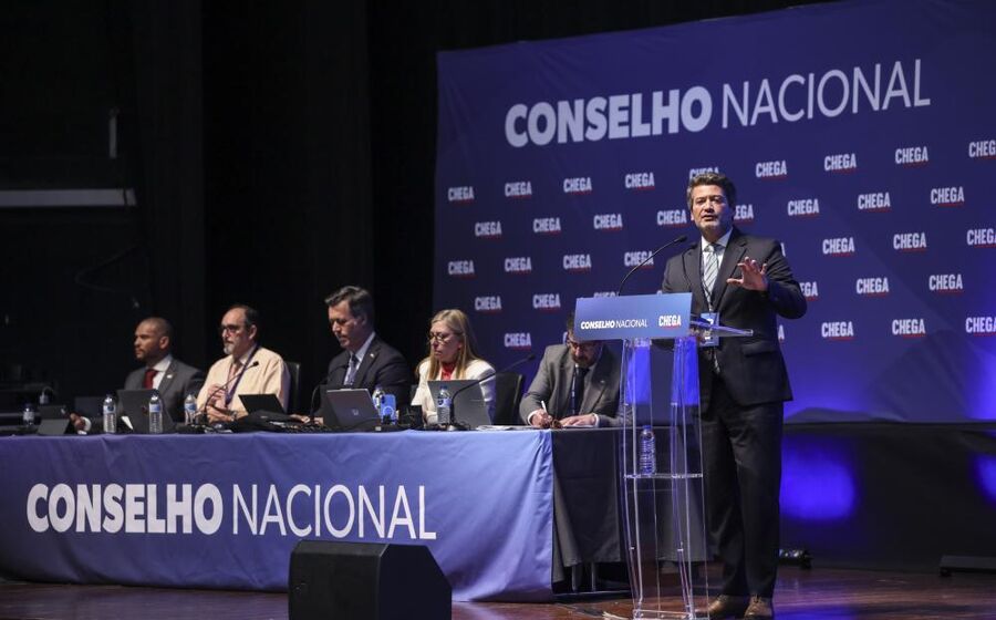 Conselho Nacional do Chega realizado nesta quinta-feira