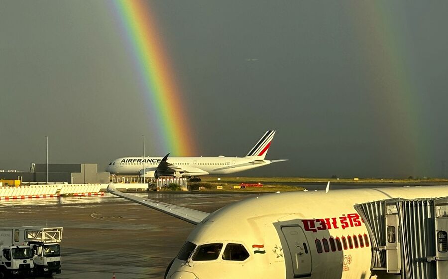 Foto de arquivo do aeroporto Charles de Gaulle