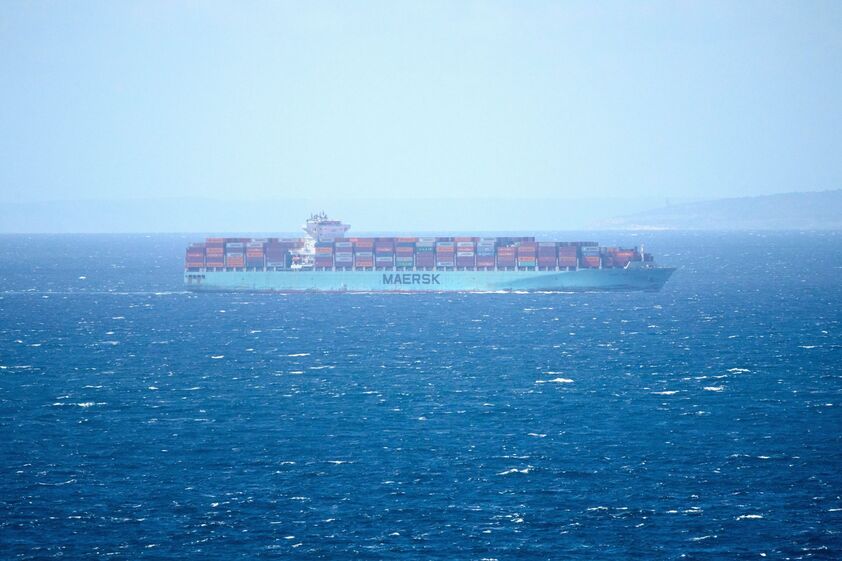 Foto de arquivo de navio da Maersk