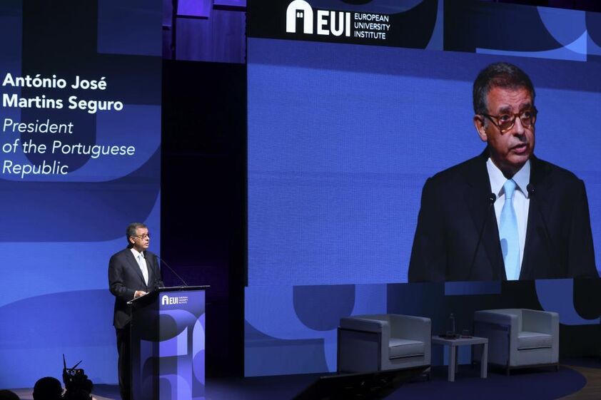 António José Seguro, Presidente da República, discursa no Instituto Universitário Europeu