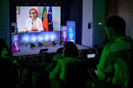 Ministra do Ambiente discursa sobre adaptação climática em evento sobre sustentabilidade