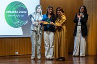 Entrega do certificado Coração Verde a entidades sustentáveis