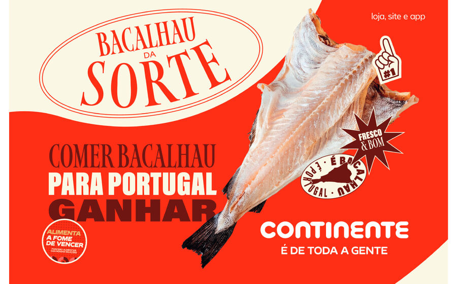 Bacalhau do Continente para Portugal ganhar