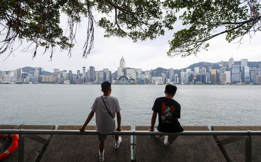 Victoria Harbour, Hong Kong.