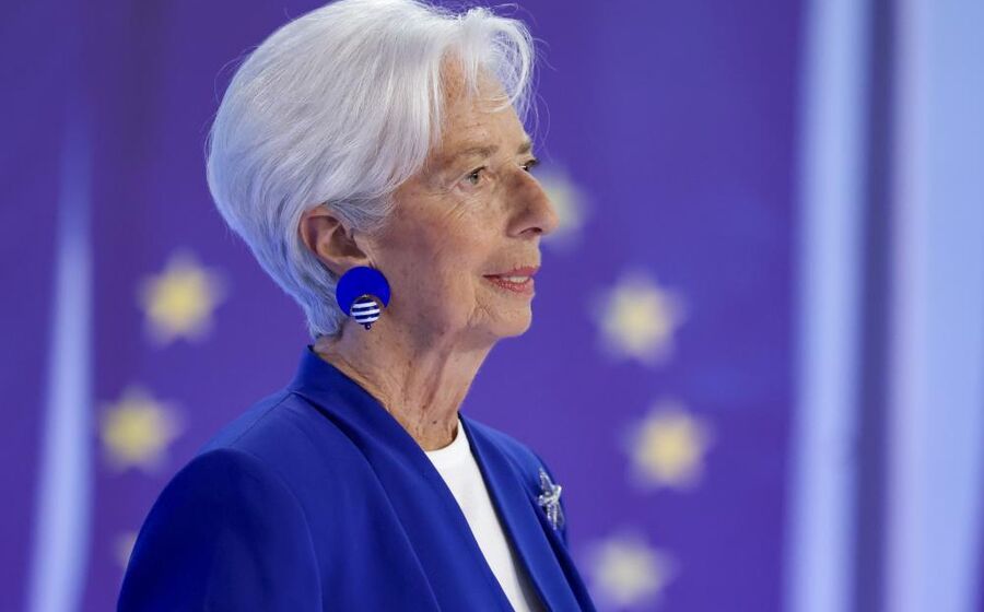Christine Lagarde, presidente do Banco Central Europeu, explica novas projeções esta tarde. 