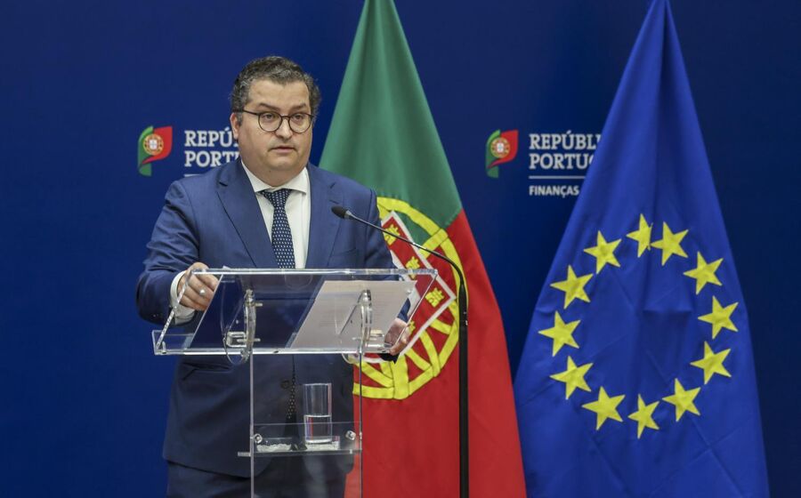 Foto de arquivo de Miranda Sarmento, ministro das Finanças