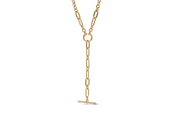 Colar Y Pandora ME com elos em liga metálica de assinatura com revestimento de ouro 14k, 219€
