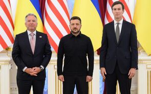 Kushner e Witkoff fizeram a sua primeira visita a Kiev