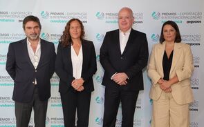Paulo Tomé, Ana Dias, Luís Ribeiro e Diana Ramos no lançamento da 16.ª edição dos Prémios Exportação e Internacionalização..