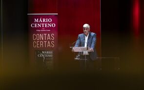 Mário Centeno na apresentação do seu livro 'Contas Certas'.