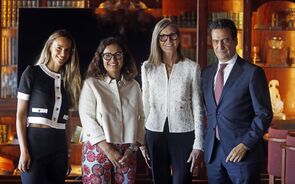Tatiana Monteiro (Capital Strategies Partners), Elisabete Pereira (Novo Banco), Cathie Wood (Ark Invest) e Pedro Costa (Capital Strategies Partners).