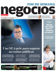 Primeira página do Negócios de 9 de outubro de 2026