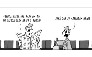 Renda acessível em Lisboa a 785 euros, será que se arrendam meios?