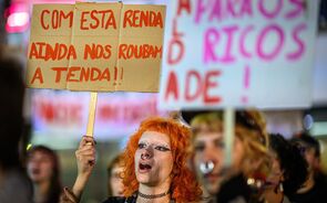 Os manifestantes encontram-se em protesto desde sábado passado.