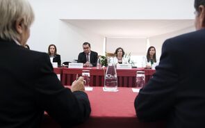 STE reunido com secretária de Estado da Administração Pública, Marisa Garrido, e com o ministro das Finanças, Joaquim Miranda Sarmento. 